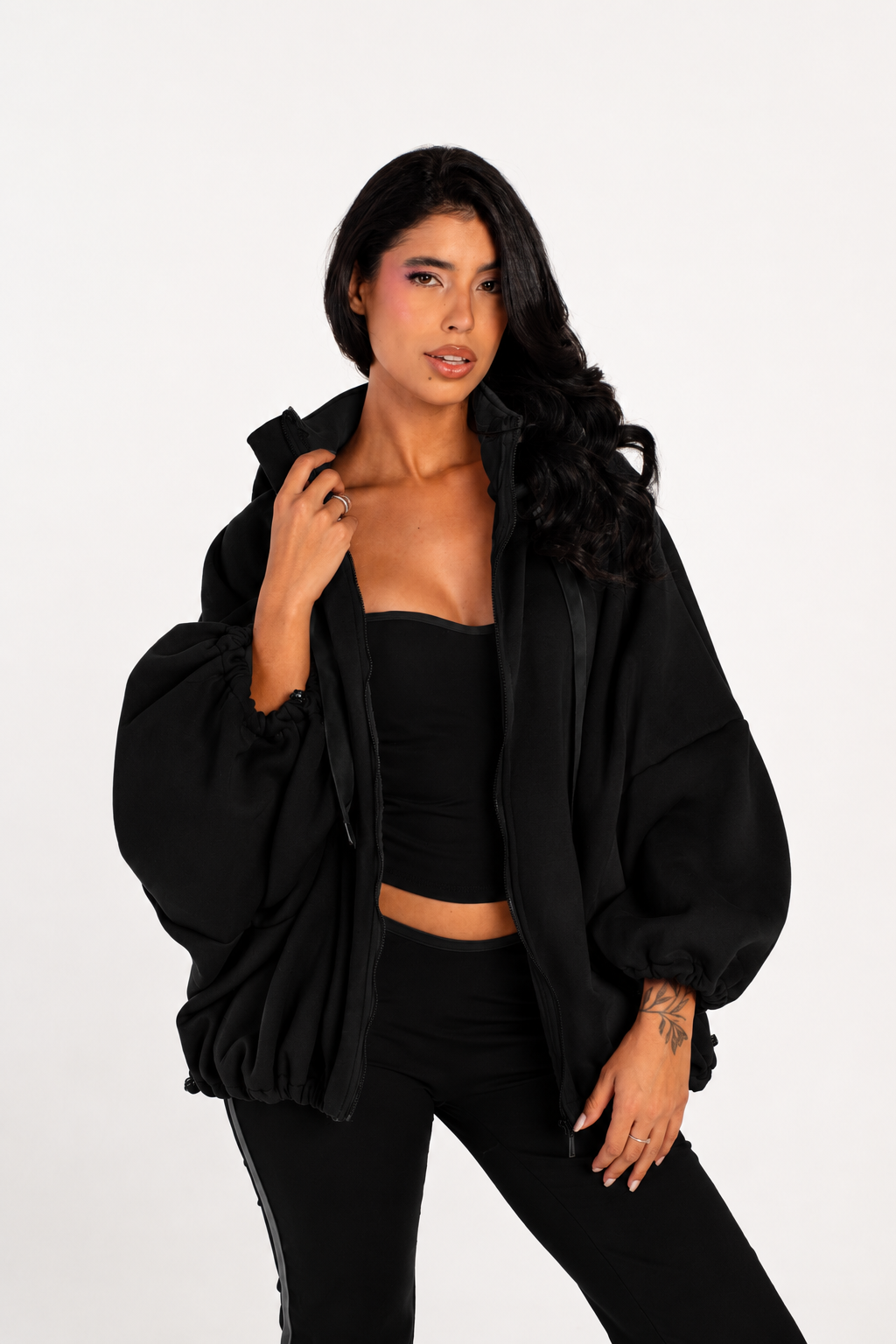 Moletom oversized na cor gaslight