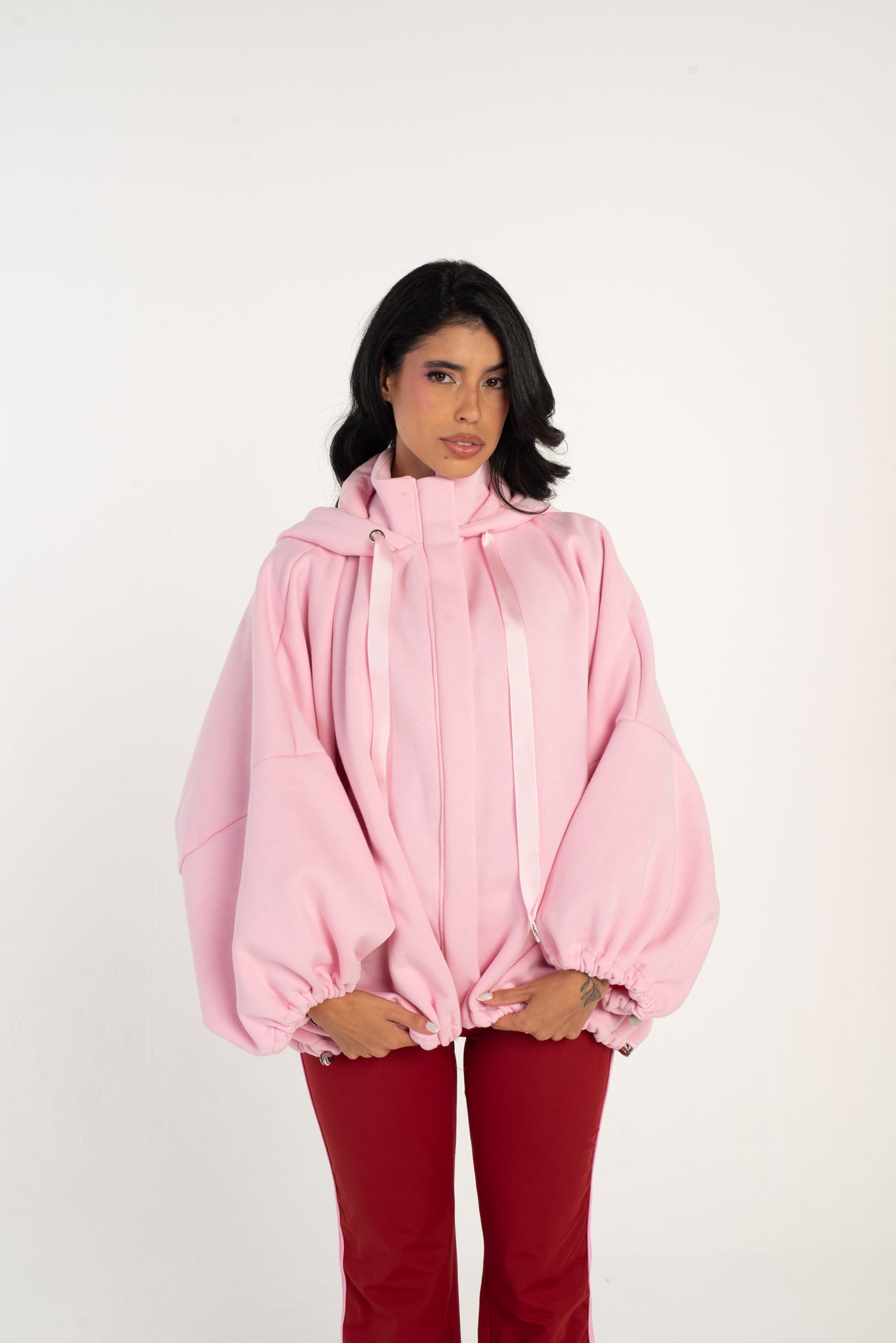 Moletom oversized na cor love bombing