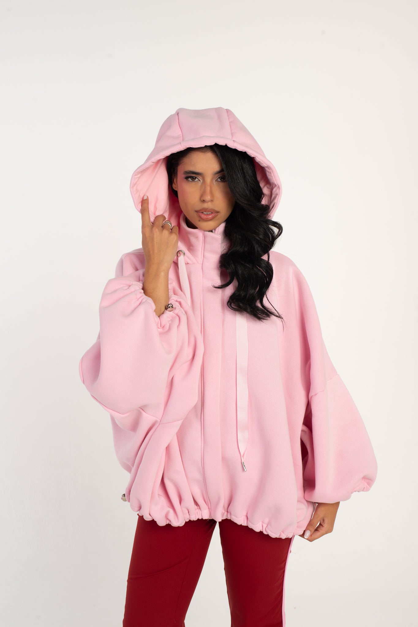 Moletom oversized na cor love bombing