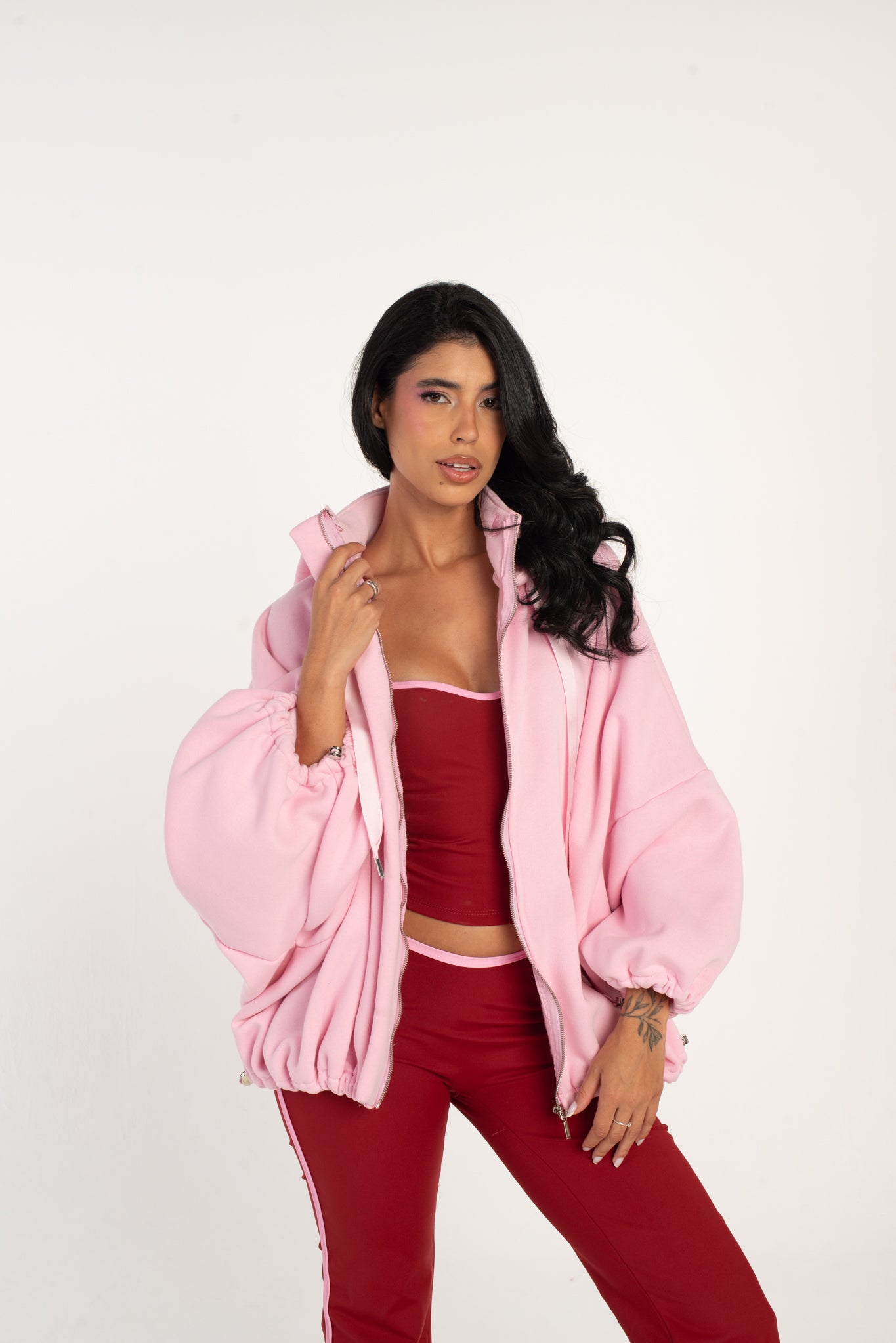 Moletom oversized na cor love bombing