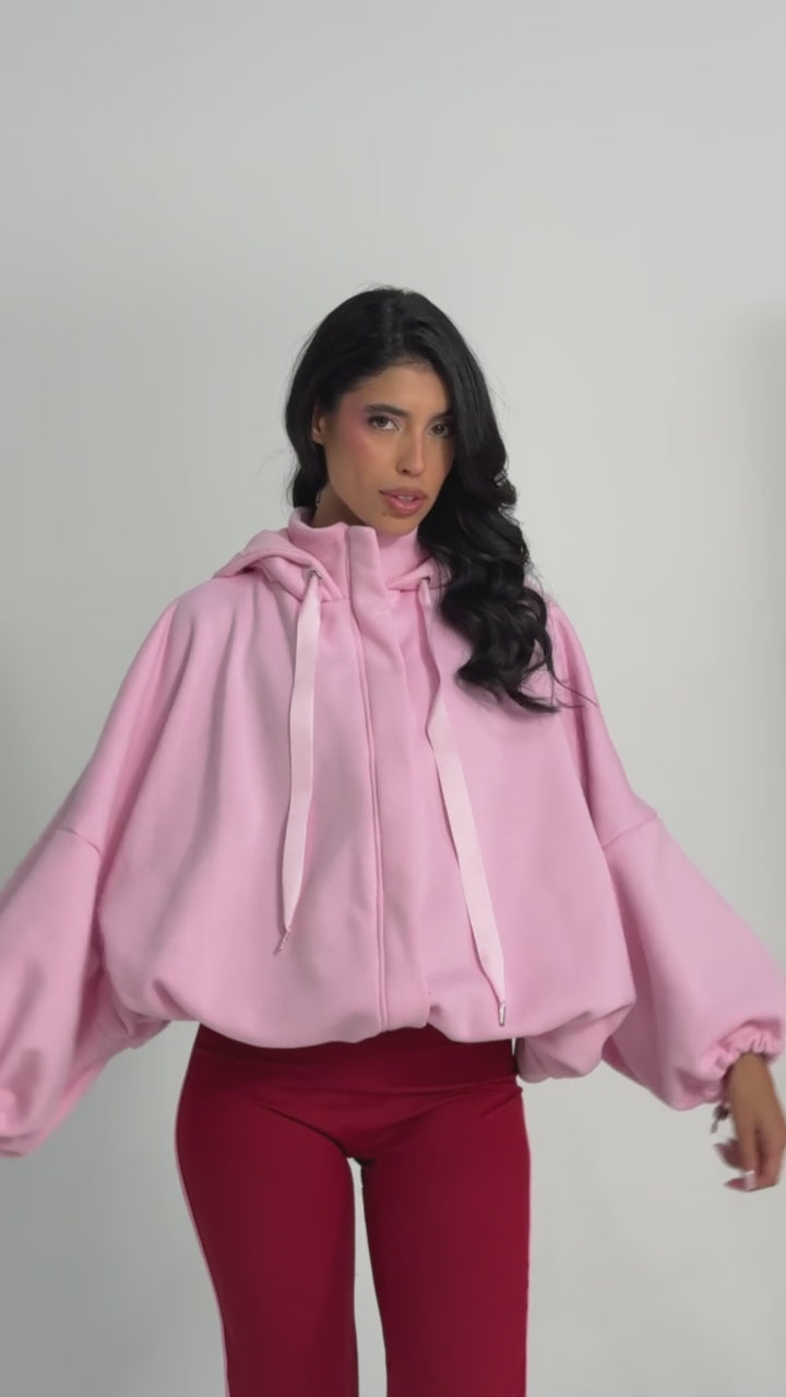 Moletom oversized na cor love bombing