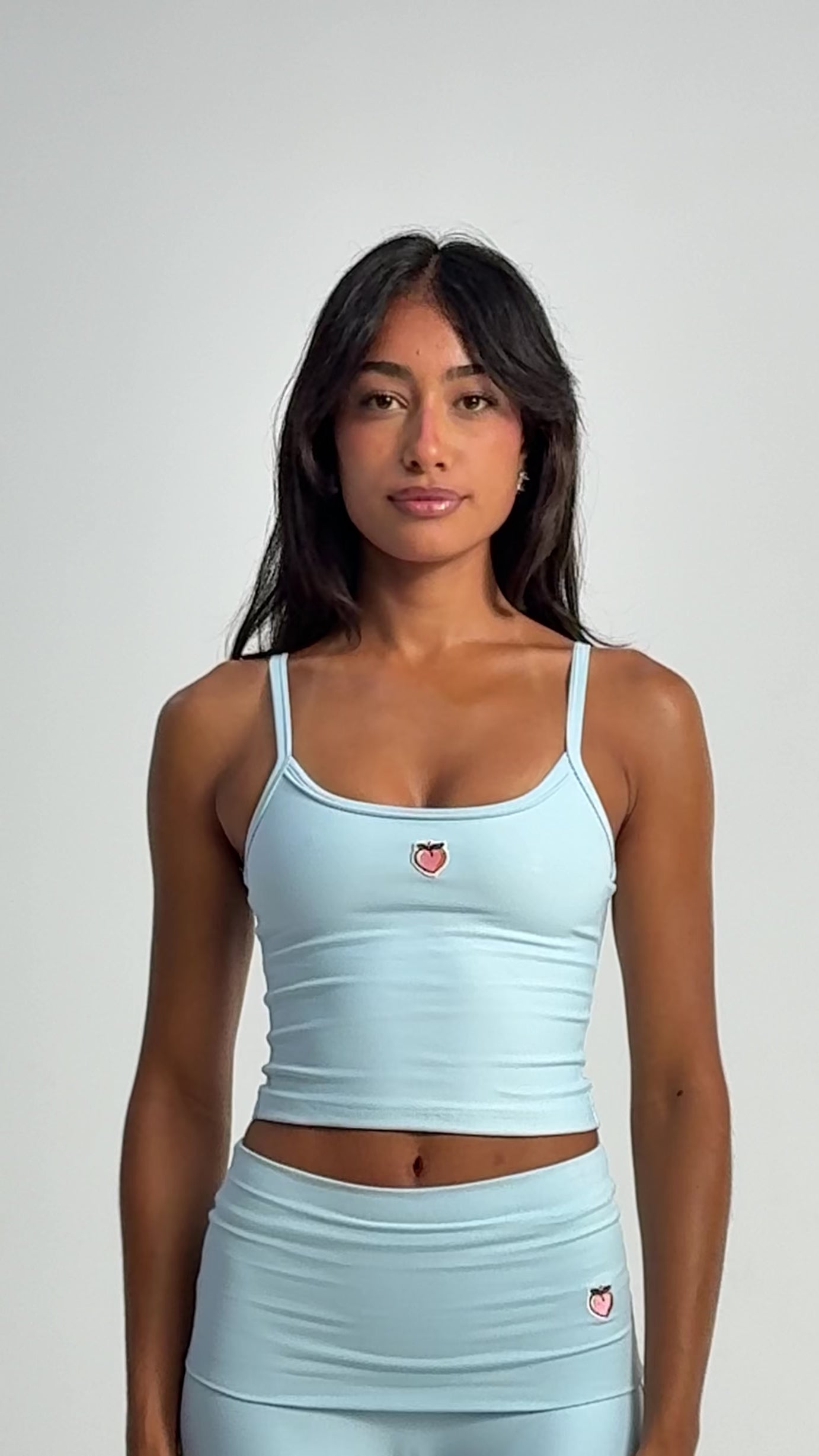 top de alcinha na cor blue sky